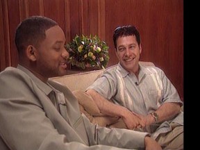 Bill Welychka and TV, film and music icon Will Smith in 1999.