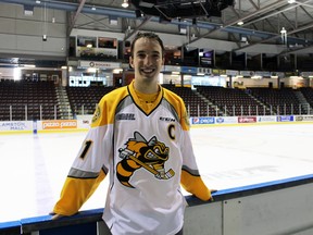 Daniel Nikandrov has been named captain of the Sarnia Sting. The 20-year-old centre was officially handed the 'C' Thursday, one day prior to the Sting's home and season opener against the Erie Otters.  Terry Bridge/Sarnia Observer/Postmedia Network