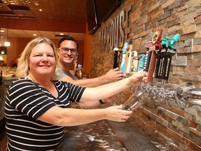 Stacey Cameron and John Arnold are the owners of the Taphouse Northern Grill & Pub at 1500 Regent Street in Sudbury. The establishment  opens today.The Gino Donato/Sudbury Star/Postmedia Network