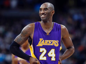 Los Angeles Lakers guard Kobe Bryant.  (AP Photo/David Zalubowski)