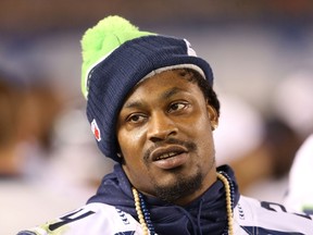 Running back Marshawn Lynch of the Seattle Seahawks. (Stephen Dunn/AFP)