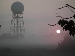 Environment Canada Exeter weather radar station. (JOHN MINER, The London Free Press)