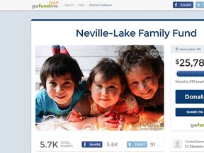 A crowdfunding page was set up for the victims that were killed in a three-car crash north of Toronto on Sunday afternoon. (gofundme.com)