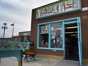The Book Case in Albuquerque, N.M., a block from the iconic Route 66. Bookstore owners along Route 66 say their stores are still thriving in the era of e-readers, tablets and online libraries. (AP Photo/Russell Contreras)