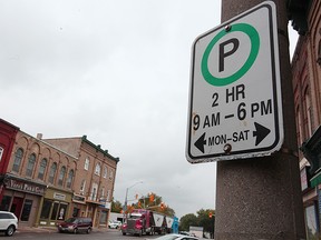 The Seaforth BIA is advising store-owners to park in personal parking spots.(Shaun Gregory/Huron Expositor)