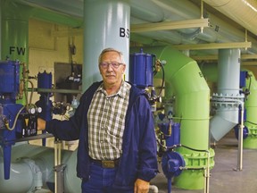 Blaise Bruder, the lead technician at the water plant, said that he doesn’t know a lot about UV yet, but he expects that will change when the new system is installed.