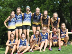 The Laurentian Voyageurs women's cross-country team had a record setting meet on the weekend.