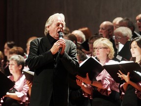 Michael Burgess sings with Chorus Niagara during the St. Catharines General Hospital Foundation's  25th Annual Christmas Concert at Bethany Community Church in 2012. (Postmedia Network files)