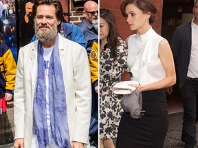 Jim Carrey and Cathriona White (WENN.COM)