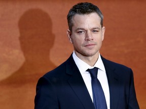 Matt Damon arrives for the U.K. premiere of "The Martian" at Leicester Square in London, September 24, 2015. REUTERS/Stefan Wermuth