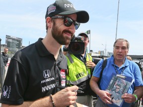 James Hinchcliffe wanted to be certain all systems were go before getting back into the rocket that is his No. 5 Schmidt Peterson Motorsports Honda this week. (Veronica Henri/Toronto Sun)