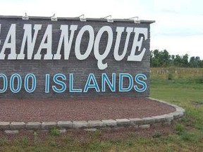 Gananoque sign