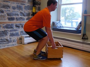 When lifting something, keep the load close to your body and use your legs and arms, not your back. (Supplied photo)