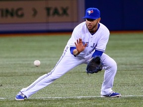 Jonathan Diaz of the Toronto Blue Jays. (ABELIMAGES/Getty Images/AFP files)