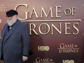 Co-executive producer George R.R. Martin arrives for the season premiere of HBO's "Game of Thrones" in San Francisco, California March 23, 2015. REUTERS/Robert Galbraith