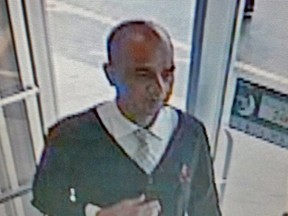Ottawa Police seek help identifying this man after several thefts of wallets and purses from local hospitals, and frauds using credit cards. (Submitted image Ottawa Sun / Postmedia Network)