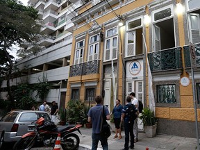 This Nov. 12, 2014, file photo shows the Cidade Maravilhosa Hostel where New Zealand citizen Phillip John Smith was arrested by federal police in Rio de Janeiro, Brazil.  (AP Photo/Silvia Izquierdo, File)