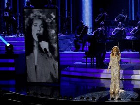 Singer Celine Dion performs at The Colosseum at Caesars Palace as she resumes her residency on August 27, 2015 in Las Vegas, Nevada.  Ethan Miller/Getty Images/AFP