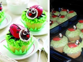 Jane Bailey’s attempt at some ladybug cupcakes for a school bake sale. Submitted photo.