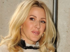 Ellie Goulding arrives at the BBC Radio 1 studios ahead of her appearance in the Live Lounge on September 27, 2015. (WENN.com)