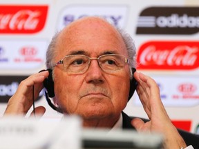 FIFA sponsors Coca-Cola and McDonald's want Sepp Blatter to resign immediately as president of world soccer's governoring body on Friday. (Sergio Moraes/Reuters/Files)