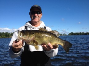 Sudbury's Marc Pitre shows a beautiful fall largemouth bass caught while muskie fishing. Sudbury Star columnist John Vance details some fall fishing strategies in his latest column.