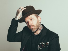 City and Colour's Dallas Green is seen in this undated publicity photo. The band's latest disc, If I Should Go Before You, is out Friday, Oct. 9. (Courtesy of Alysse Gafkjen)