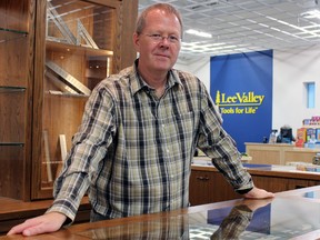 Robin Lee, president of Lee Valley Tools, at their new location in Kingston. (Steph Crosier/The Whig-Standard)