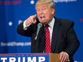 U.S. Republican presidential candidate Donald Trump speaks at a campaign rally in Keene, New Hampshire September 30, 2015.(REUTERS/Gretchen Ertl)