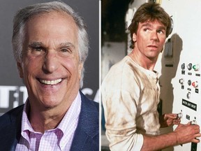 Henry Winkler, left, is bringing a new MacGyver to the small screen. (WENN.COM file photo)