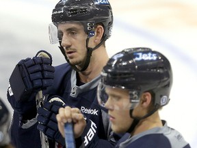 Nic Petan (left) and Nikolaj Ehlers, had strong enough camps to earn rosters spots with the Jets. Petan was the bigger surprise of the two to everyone but him.