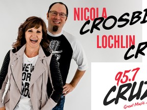 Local radio personalities Nicola Crosbie and Lochlan Cross. (Supplied)