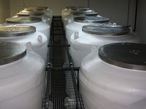 A view of the Cryonics Institute, a non-profit organization founded in 1976 which operates a preservation facility near Detroit, where about 100 pets and 135 humans are suspended in tanks called cryostats. (THE CANADIAN PRESS/ HO-Cryonics Institute)
