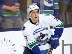 The Leafs claimed defenceman Frank Corrado from the Vancouver Canucks. (Getty Images)