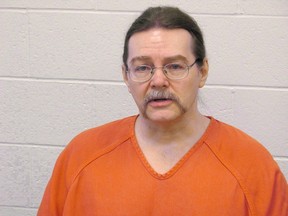 Ronald Smith is shown on Wednesday, Feb. 22, 2012, at Montana State Prison in Deer Lodge. A U.S. judge has rejected a request from the state of Montana to change its execution protocol for prisoners on death row. THE CANADIAN PRESS/Bill Graveland