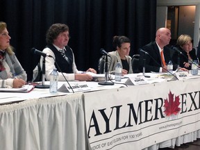 Elgin-Middlesex-London candidates fielded questions from the public at a meeting  Monday evening. The St. Thomas-Elgin Memorial Arena federal candidates meeting is the second of two put on by the Aylmer Express this election.