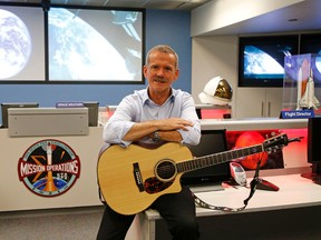 Canadian astronaut Chris Hadfield was at the Ontario Science Centre to promote his album of songs he recorded in space on Monday September 28, 2015. (Michael Peake, Postmedia Network)