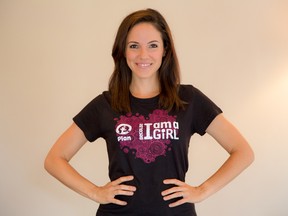 Anna Silk, star of Lost Girl and ambassador for International Day of the Girl. (Supplied)