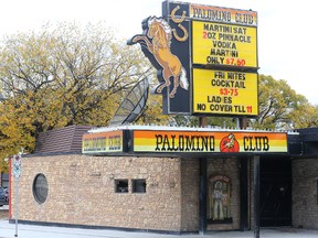 The Palomino Club in Winnipeg, Man. is seen Wednesday Oct. 7, 2015. The club will be closing to make way for a condominium development.