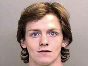 This undated booking photo provided by the Mendocino County Sheriff's Office shows Talen Barton. Barton, a Northern California teen who stabbed to death his friend and another during a rampage in the home that took him in, was sentenced to 71-years-to-life in prison. (Mendocino County Sheriff's Office via AP)