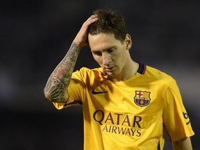 Barcelona's Argentinian forward Lionel Messi. (AFP/MIGUEL RIOPA)