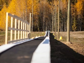 Laurentian Ski Hill carpet ride