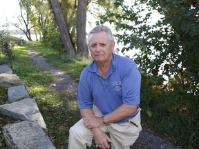 Author Rick Revelle, photographed in Kingston on Thursday, is releasing his second book this weekend. (Elliot Ferguson/The Whig-Standard)