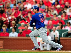 Anthony Rizzo is one of the stud hosses for the Cubs as they get ready to take on the Cardinals. (AFP)
