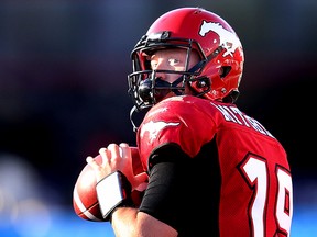 Bo Levi Mitchell started his QB career in the CFL by going 10-0, and is currently 26-5. (Al Charest, Postmedia Network)