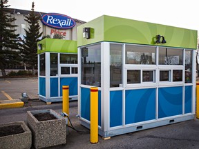 Empty parking kiosks are seen at Northlands in Edmonton, Alta. on Thursday, Oct. 8, 2015. Northlands announced on Thursday the firing of all parking cashiers after an audit found that $1 million went missing. Codie McLachlan/Edmonton Sun/Postmedia Network