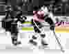 Buffalo Sabres left winger Evander Kane (9) pursues Ottawa Senators defenseman Jared Cowen (2) during the first period of an NHL hockey game Thursday, Oct. 8, 2015 in Buffalo, N.Y. (AP Photo/Gary Wiepert)