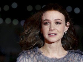 Actress Carey Mulligan arrives for the Gala screening of the film "Suffragette" for the opening night of the British Film Institute (BFI) Film Festival at Leicester Square in London October 7, 2015.  REUTERS/Luke MacGrego