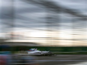 Williams driver Felipe Massa of Brazil steers his car during the second free practice at the 'Sochi Autodrom' Formula One track , in Sochi, Russia, Friday, Oct. 9, 2015. The Formula one race will be held on Sunday. (AP/Pavel Golovkin)