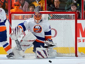 Jaroslav Halak of the New York Islanders.  (Elsa/AFP)